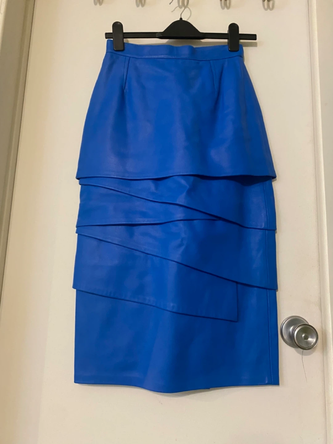 Vintage leather skirt
