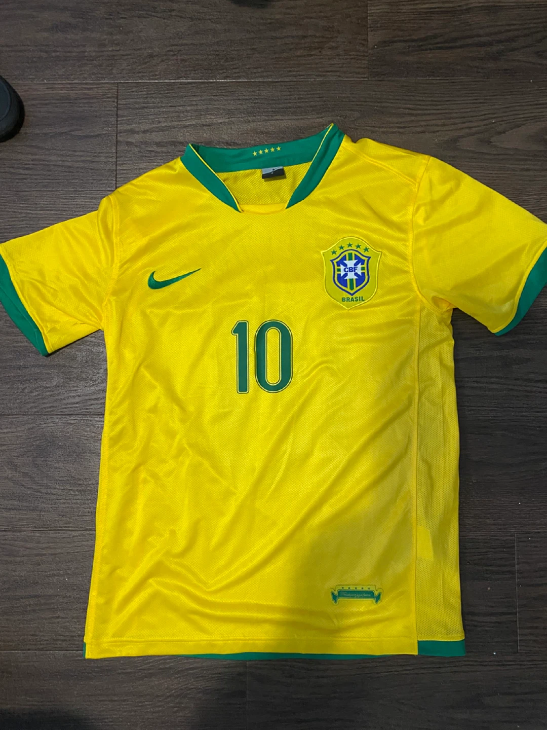 Nike Brazil National Football Team Ronaldinho #10 Jersey Size S