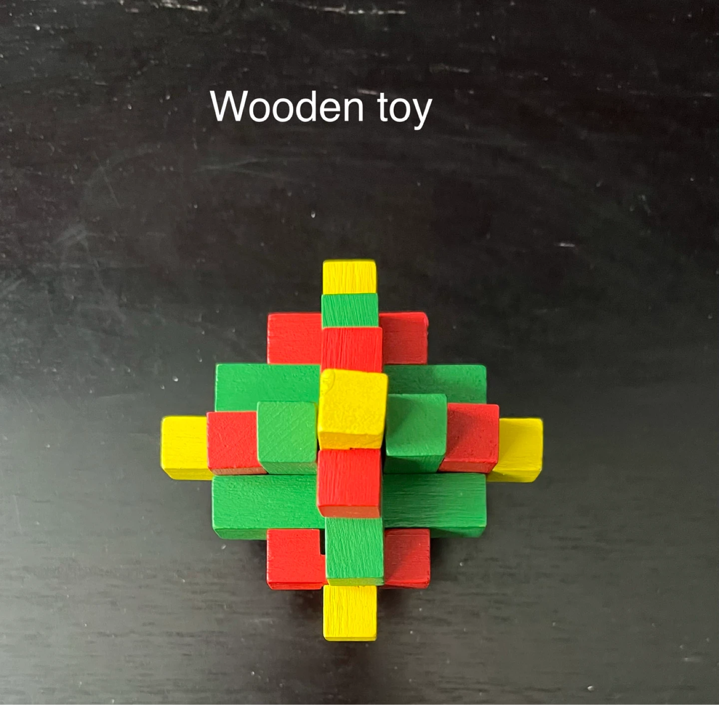Wooden building blocks toy