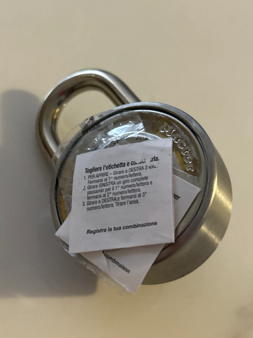 Master Lock Combination Lock - photo 2