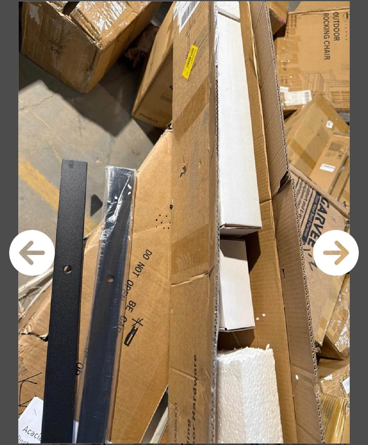 White Barn Door Kit - Double Folding - photo 5