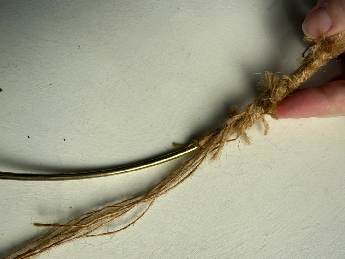 Brass wreath hoop - photo 4