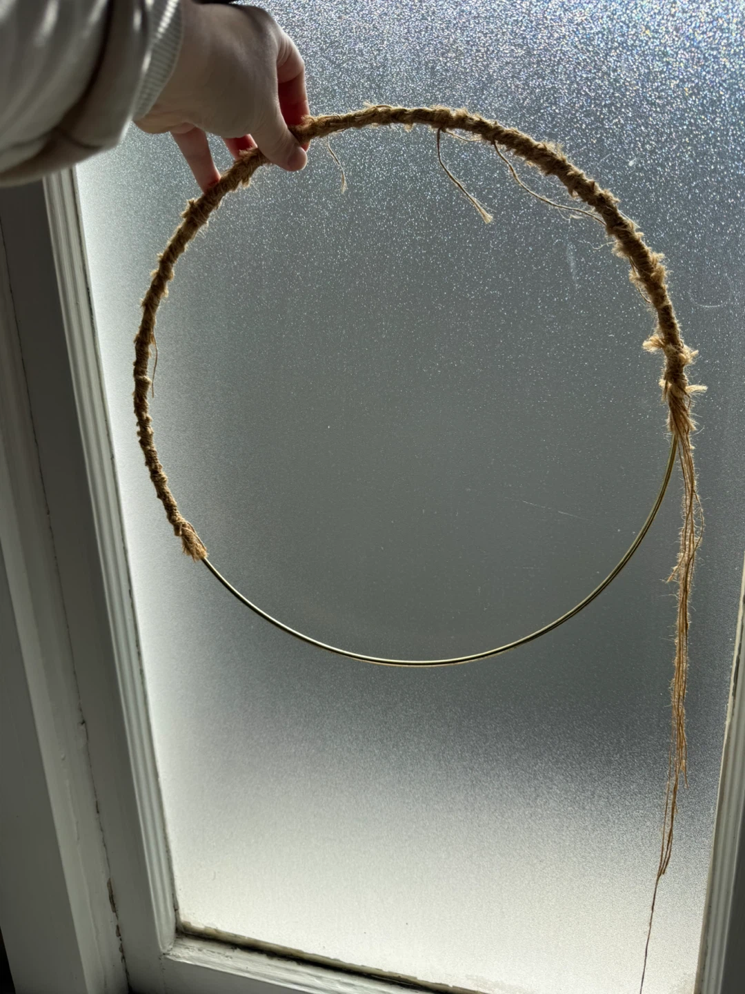 Brass wreath hoop - photo 2