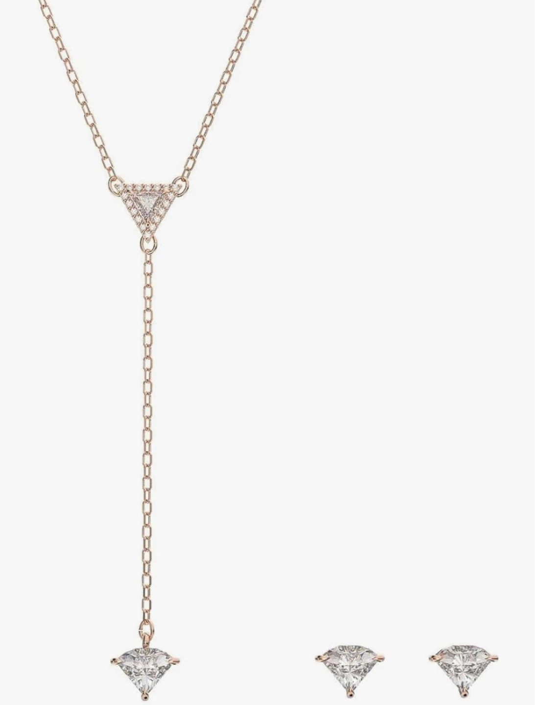 Swarovski Ortyx Triangle Jewelry Set