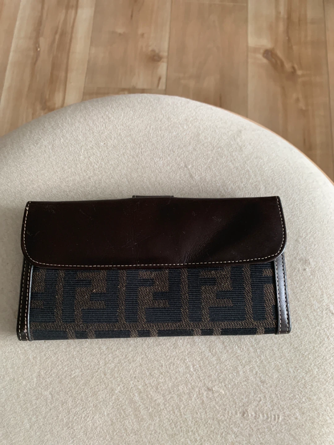 Fendi Roma Made in Italy Brown Monogram Bifold Wallet