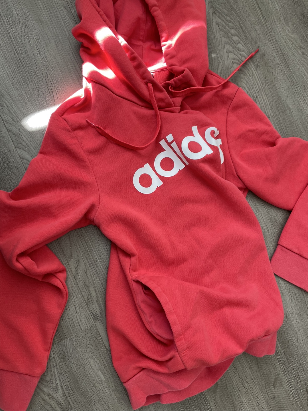 Adidas Hoodie - Coral - Size S - photo 2