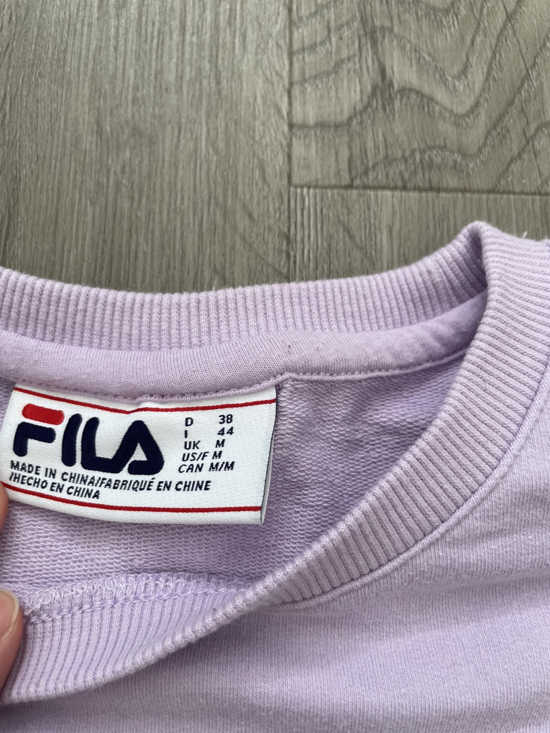 Fila Lavender Crewneck Sweatshirt - Medium
