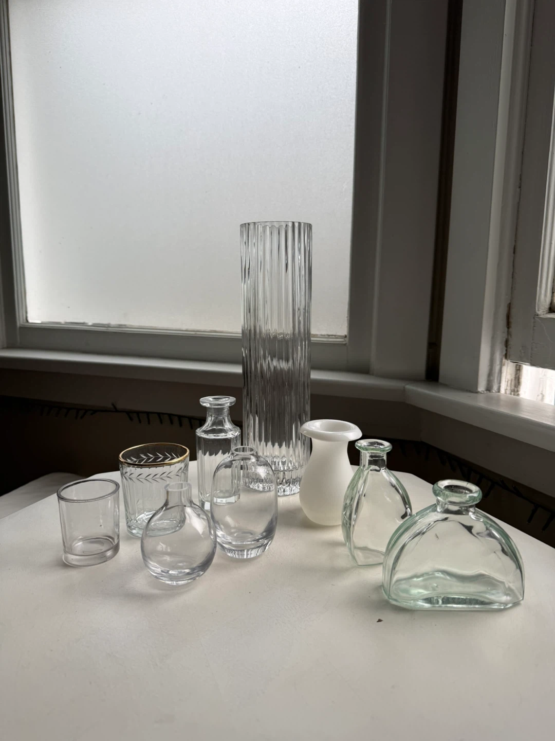 Vintage glass vases set - photo 5
