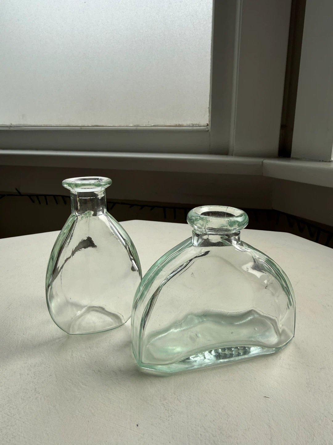 Vintage glass vases set