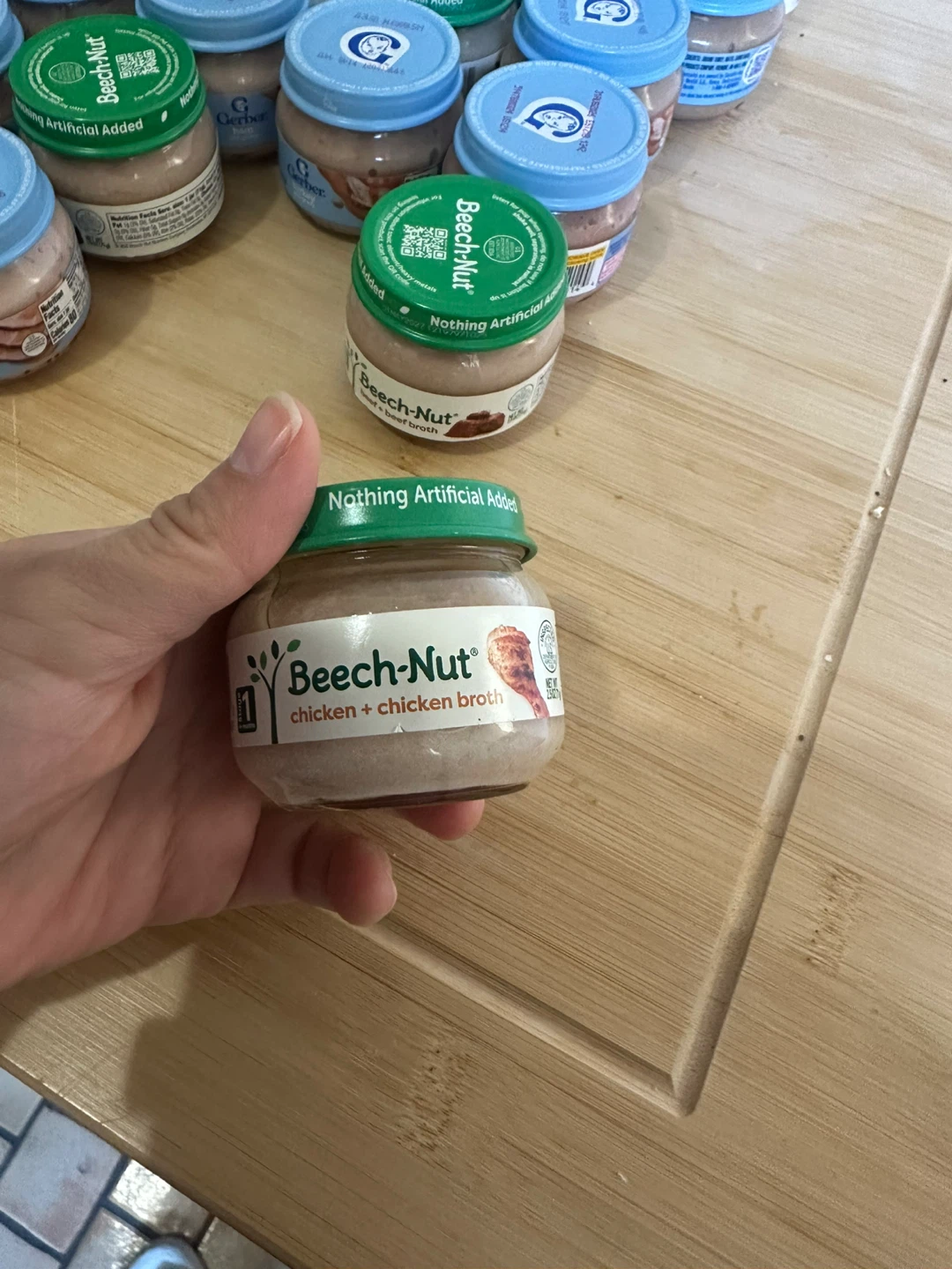 Gerber & Beech-Nut Baby Food Jars - photo 5