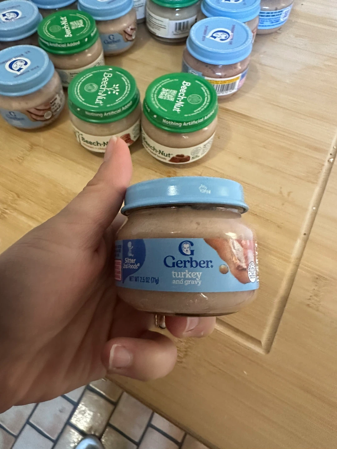 Gerber & Beech-Nut Baby Food Jars - photo 3