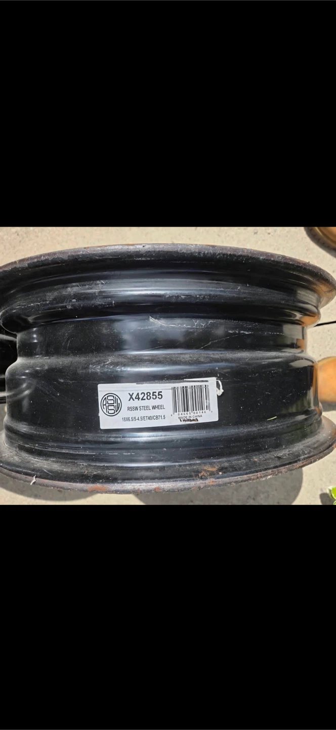 Set of 4 Steel Wheels