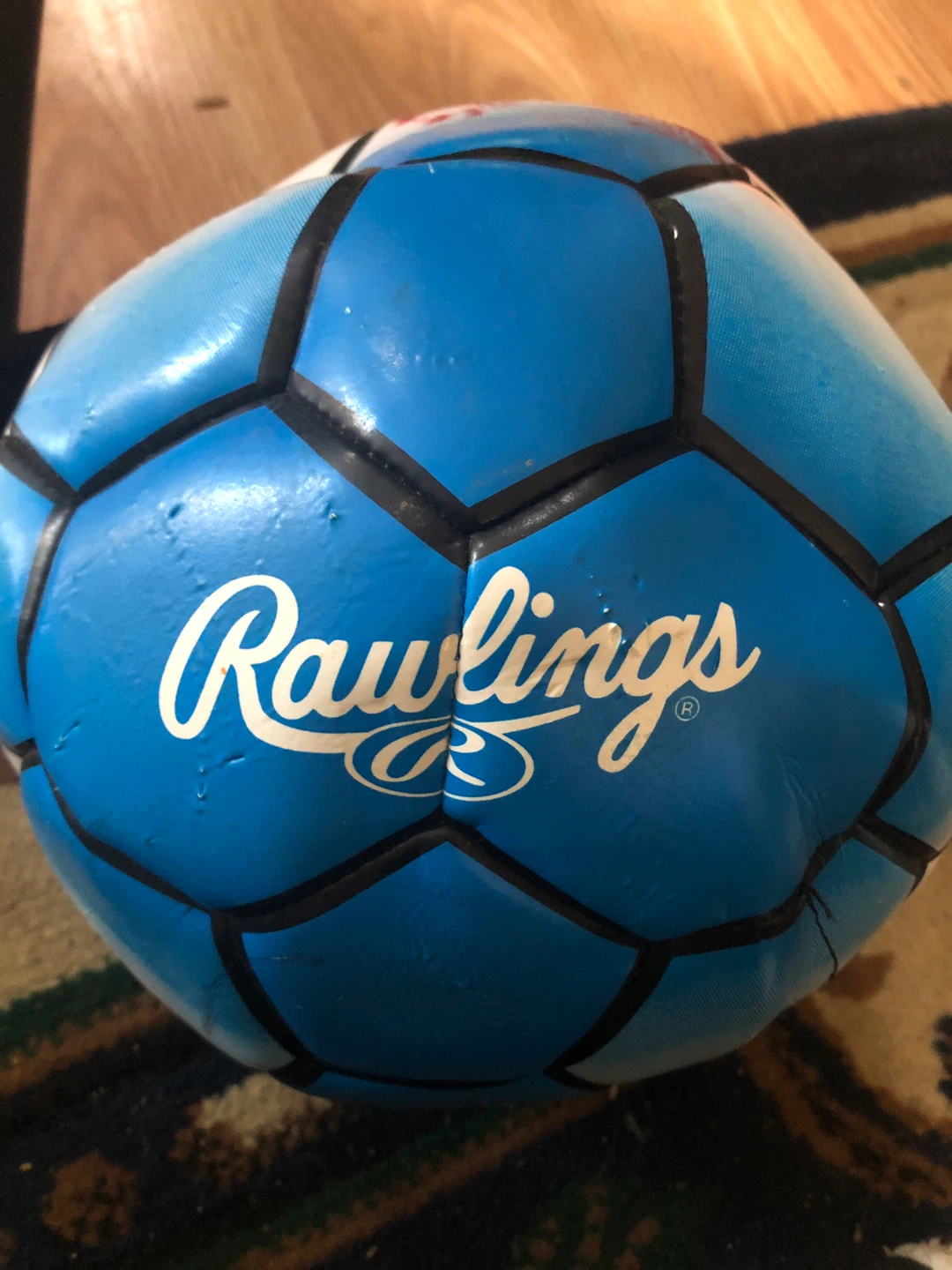 Rawlings Blue Soccer Ball