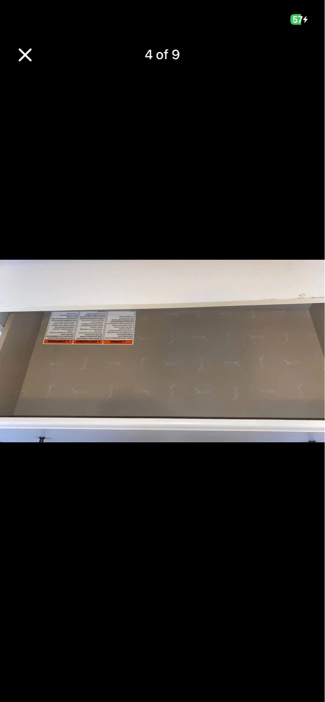 White Baby Changing Table with Drawers - photo 4