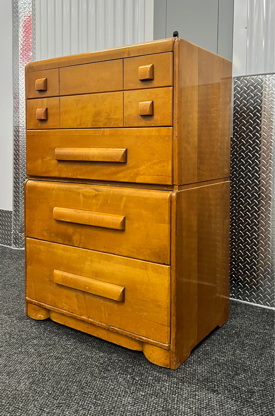 Mid Century Hardwood Oak Solid Dresser Free Delivery 🚚 NYC & NJ - photo 4