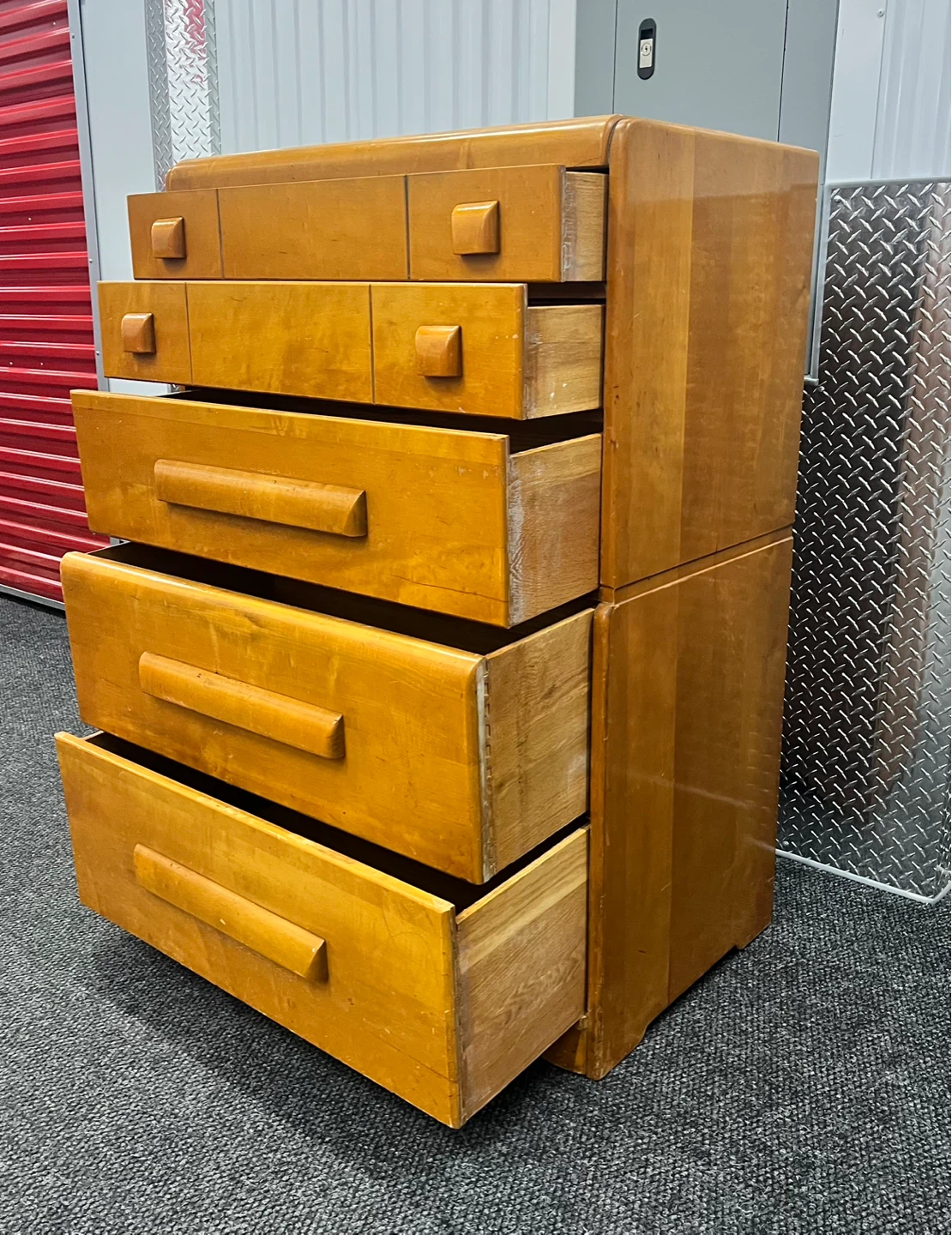 Mid Century Hardwood Oak Solid Dresser Free Delivery 🚚 NYC & NJ - photo 3
