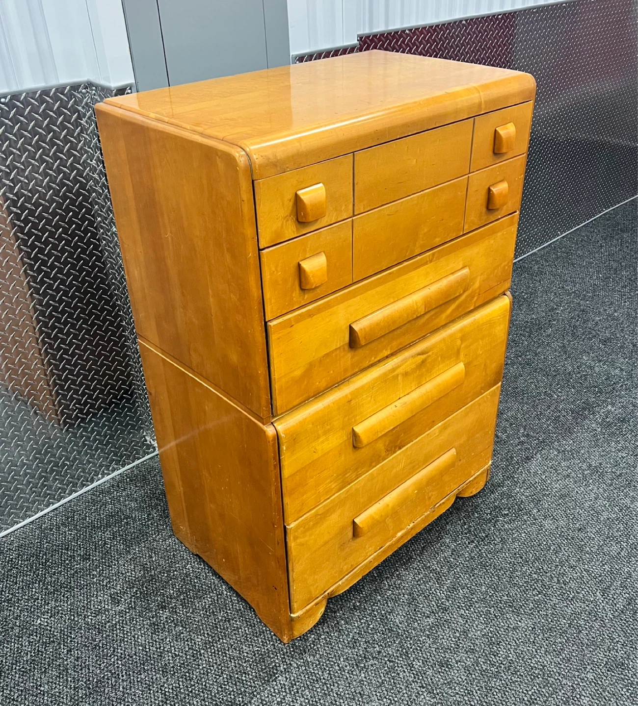 Mid Century Hardwood Oak Solid Dresser Free Delivery 🚚 NYC & NJ - photo 5