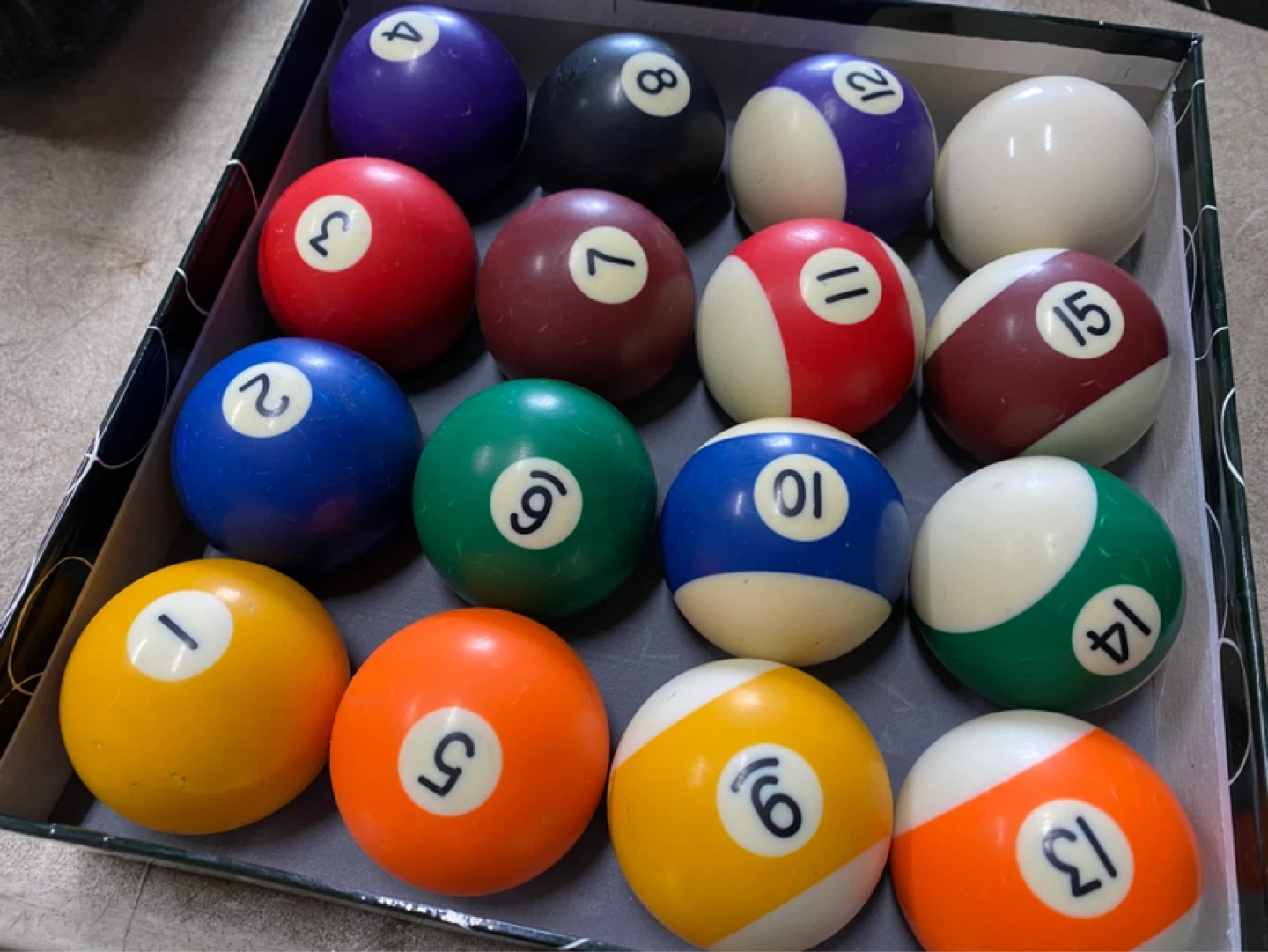 Billiards pools balls set - photo 2