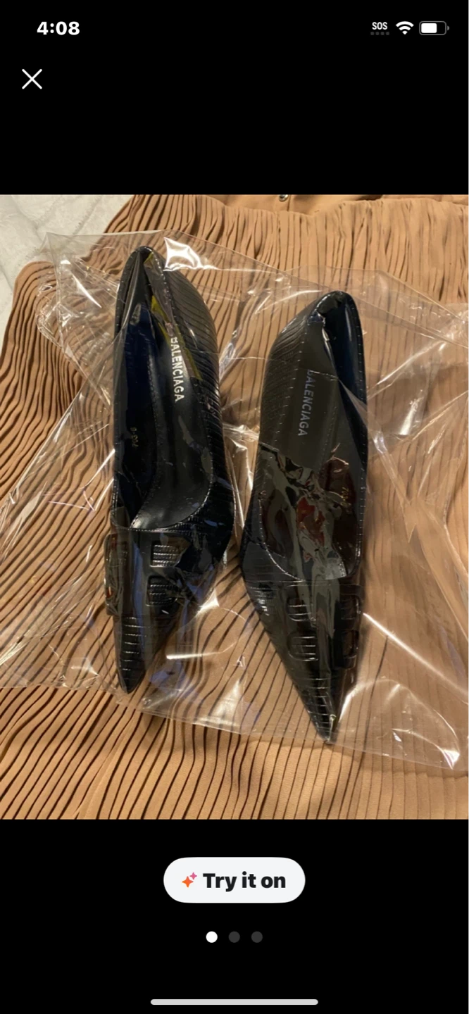 Balenciaga Black Pointed Toe Heels - photo 2