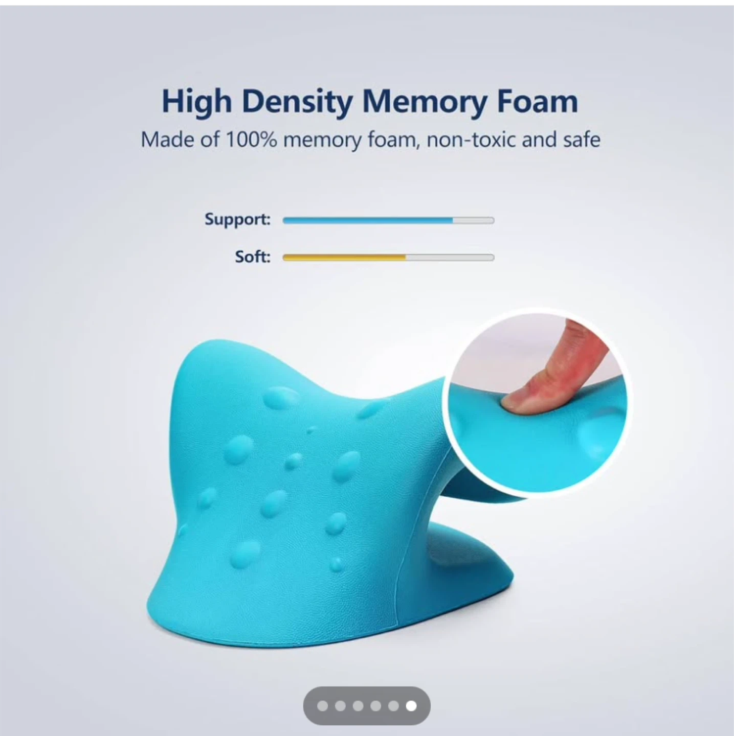 Blue Neck Traction Pillow - photo 3