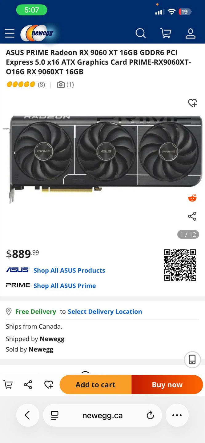 ASUS Prime Radeon RX 9060 XT 16GB GDDR6 Graphics Card - photo 4
