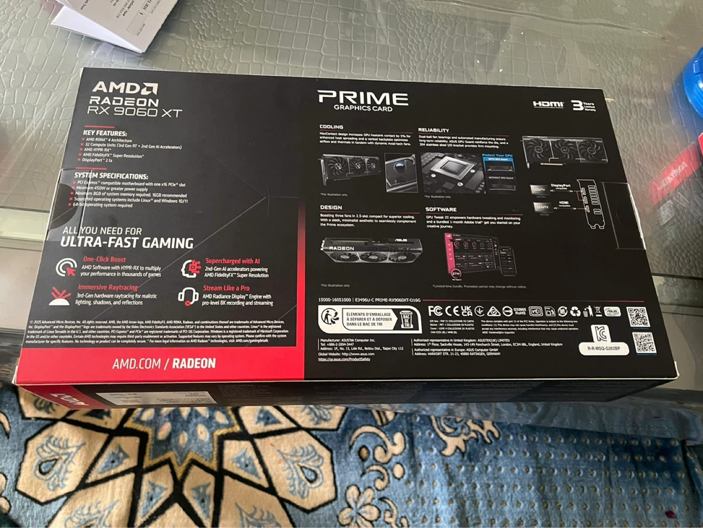 ASUS Prime Radeon RX 9060 XT 16GB GDDR6 Graphics Card - photo 2
