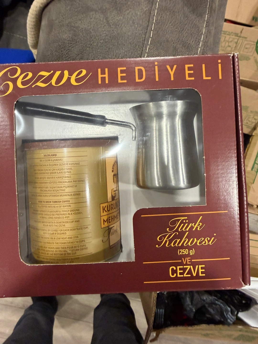 Turkish Coffee & Cezve Set - Kurukahveci Mehmet Efendi