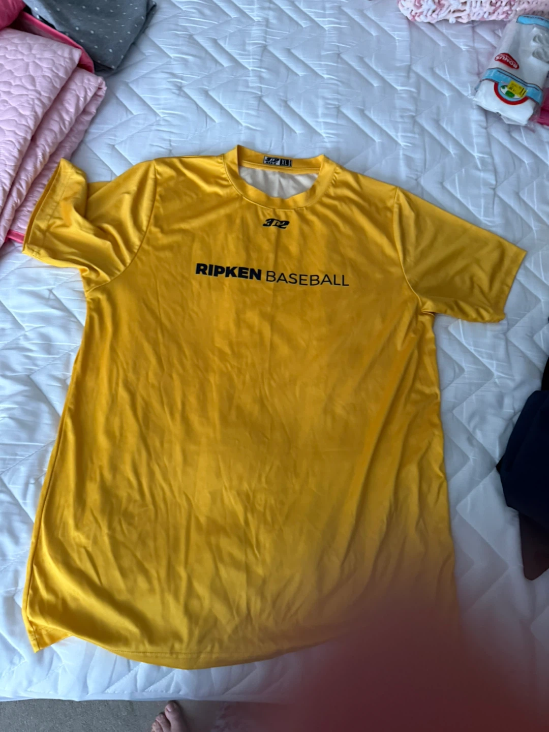 Ripken Baseball T-Shirt Yellow XL Men's 302 Polyester - photo 2