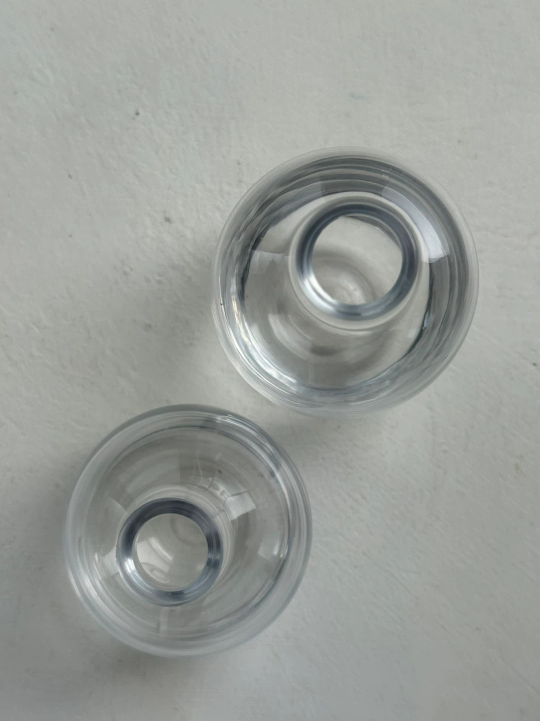 Bubble glass vases set - photo 3