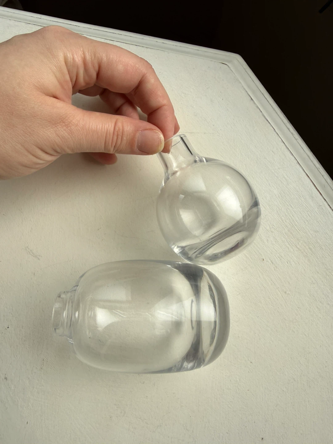 Bubble glass vases set - photo 4