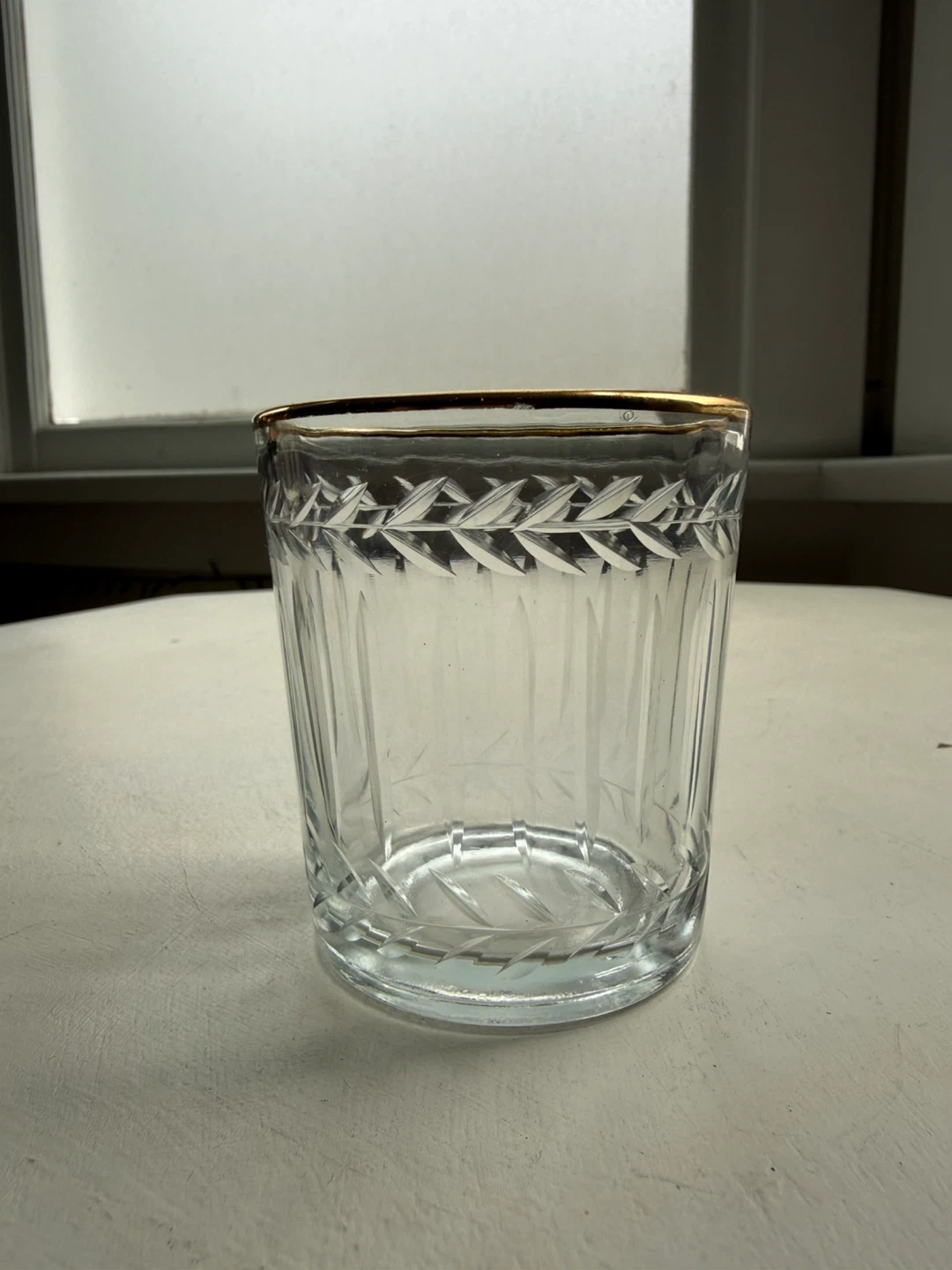 Etched votive holder