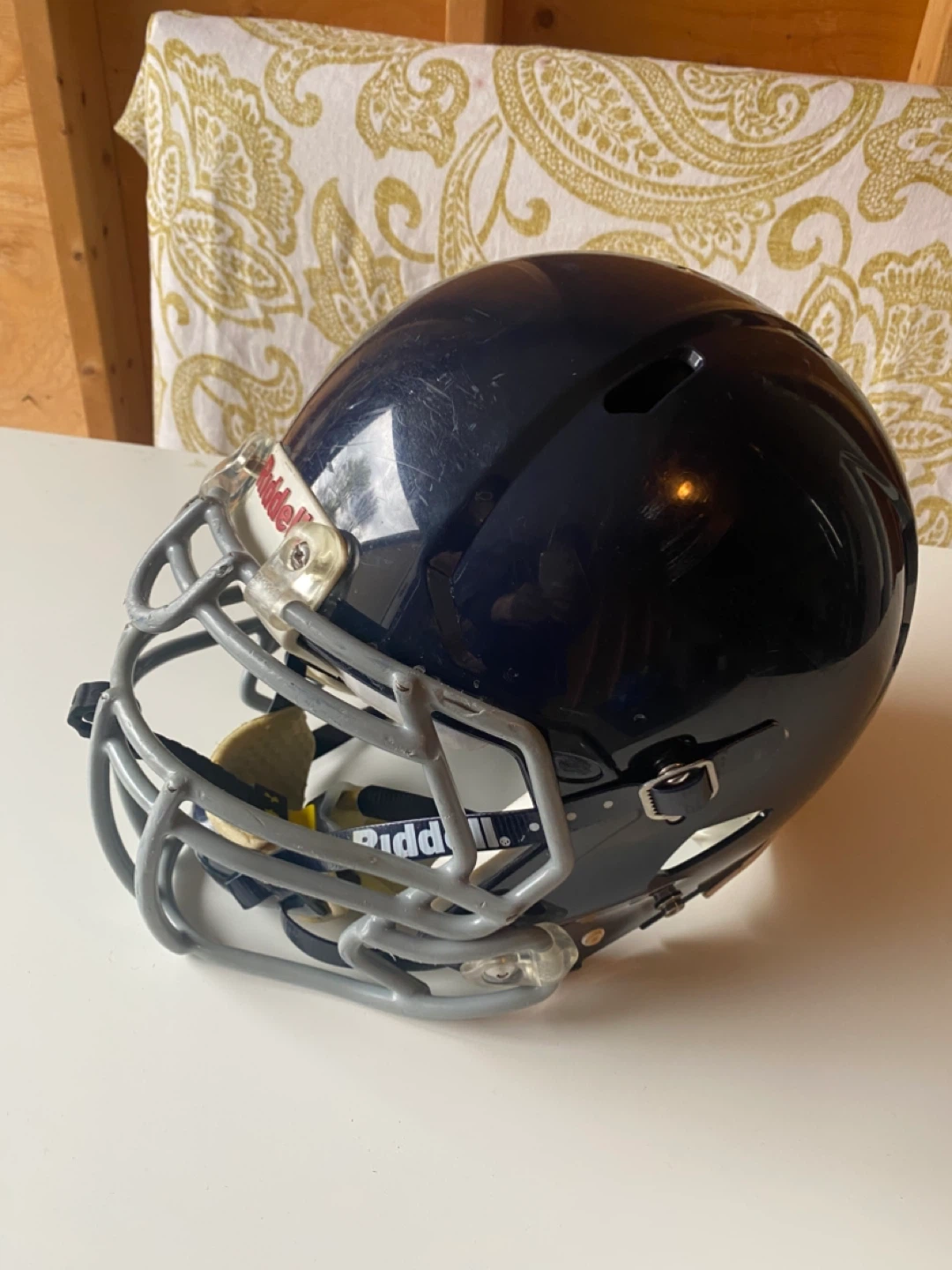 Riddell Dark Blue Football Helmet