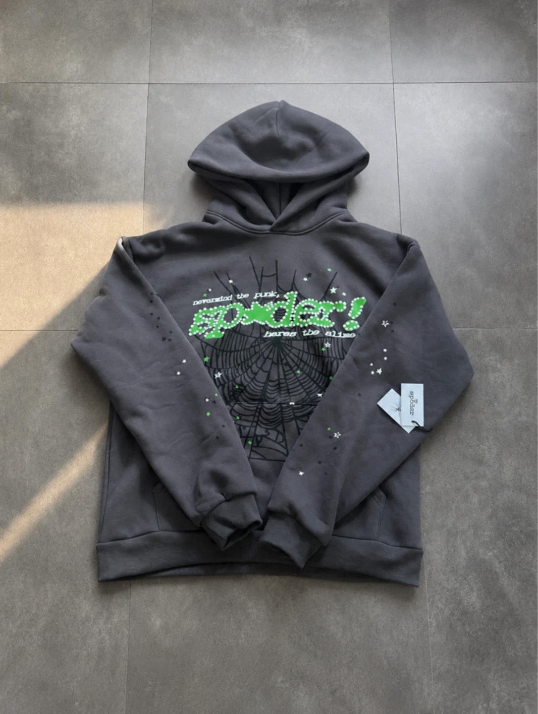 Spyder Hoodie Grey Punk V2