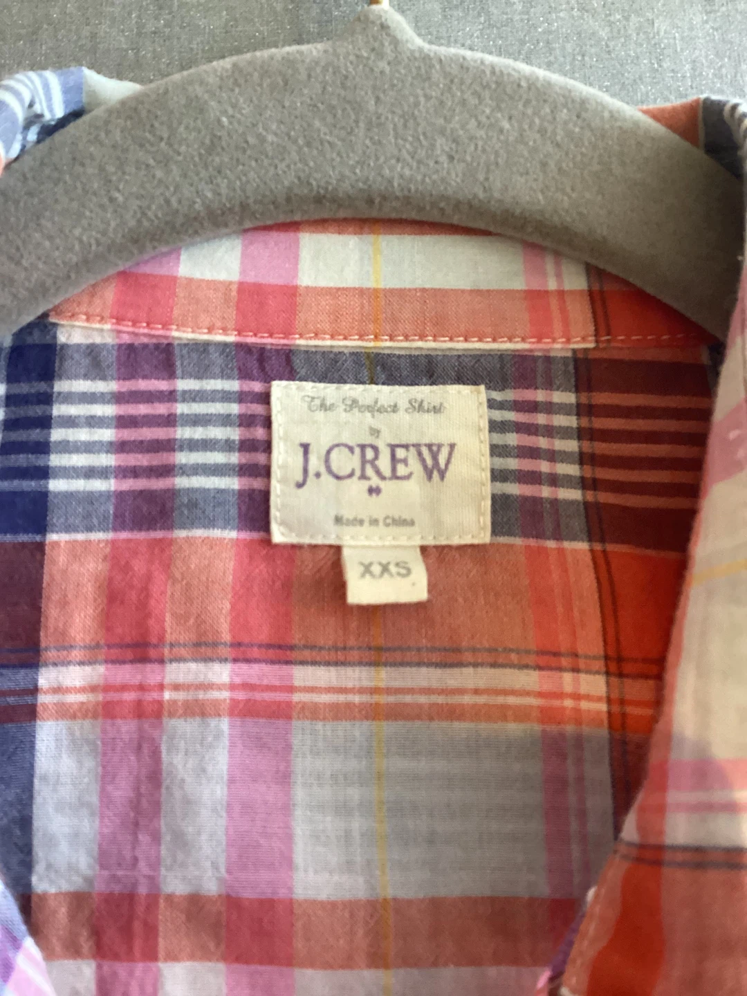 J. CREW COTTON PLAID SHIRT - photo 3
