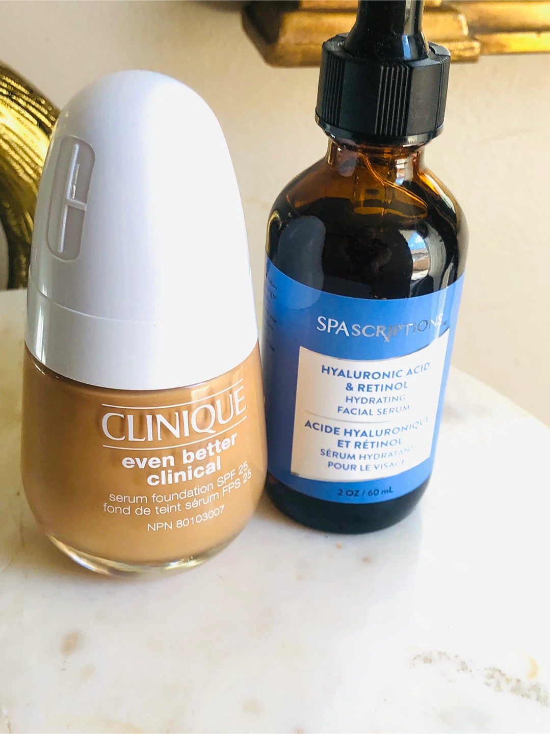 Lot: Clinique Serum Foundation & Hyralonic Facial Serum