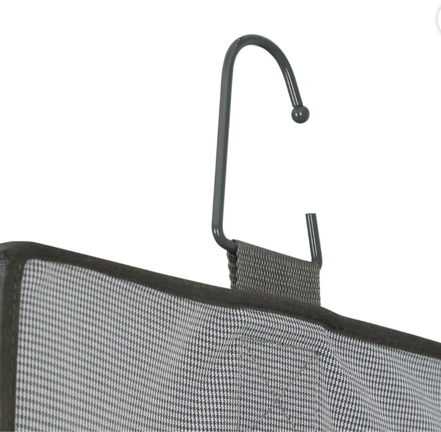 Grey Hanging Closet Organizer Shelves - photo 5