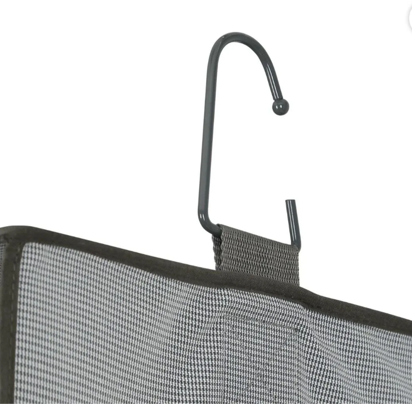 Grey Hanging Closet Organizer Shelves - photo 5