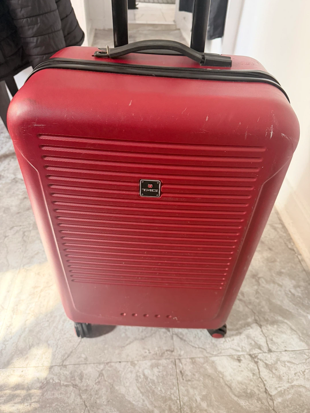 Red Carry-On Suitcase - photo 3