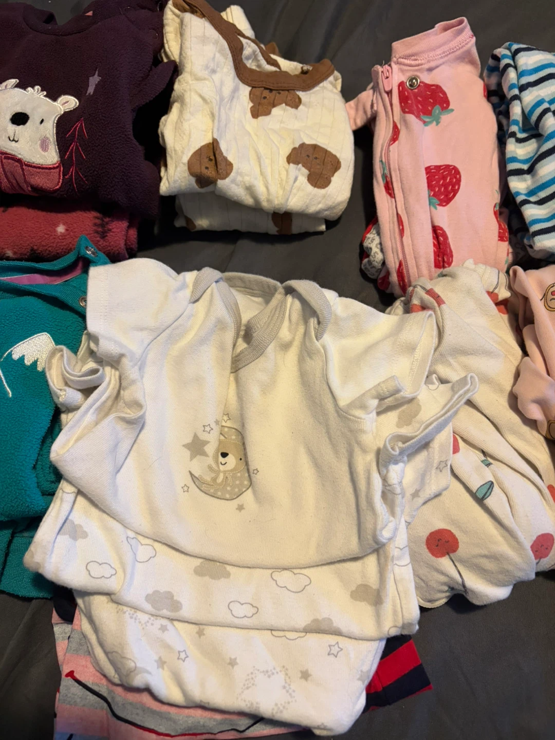 Bundle of Baby Sleepers and Clothing - photo 3