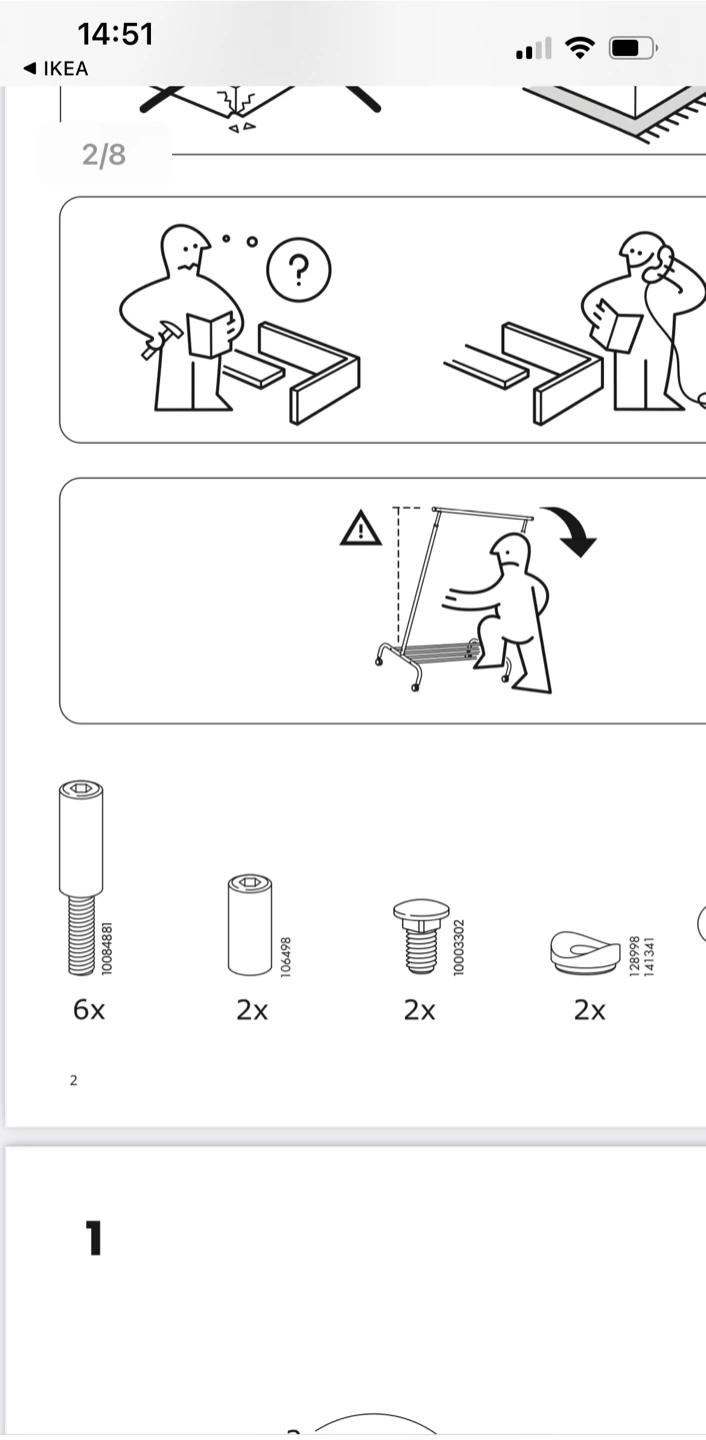 2 Rigga Ikea garment racks - photo 2