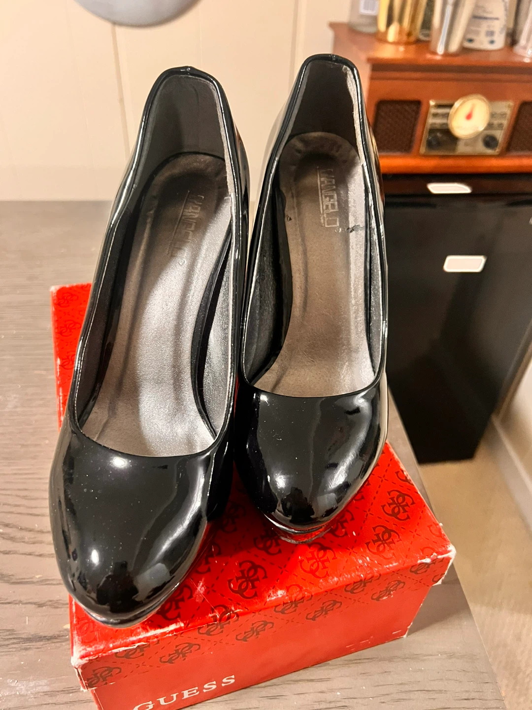 Black Patent Heels - Size 7 - photo 2