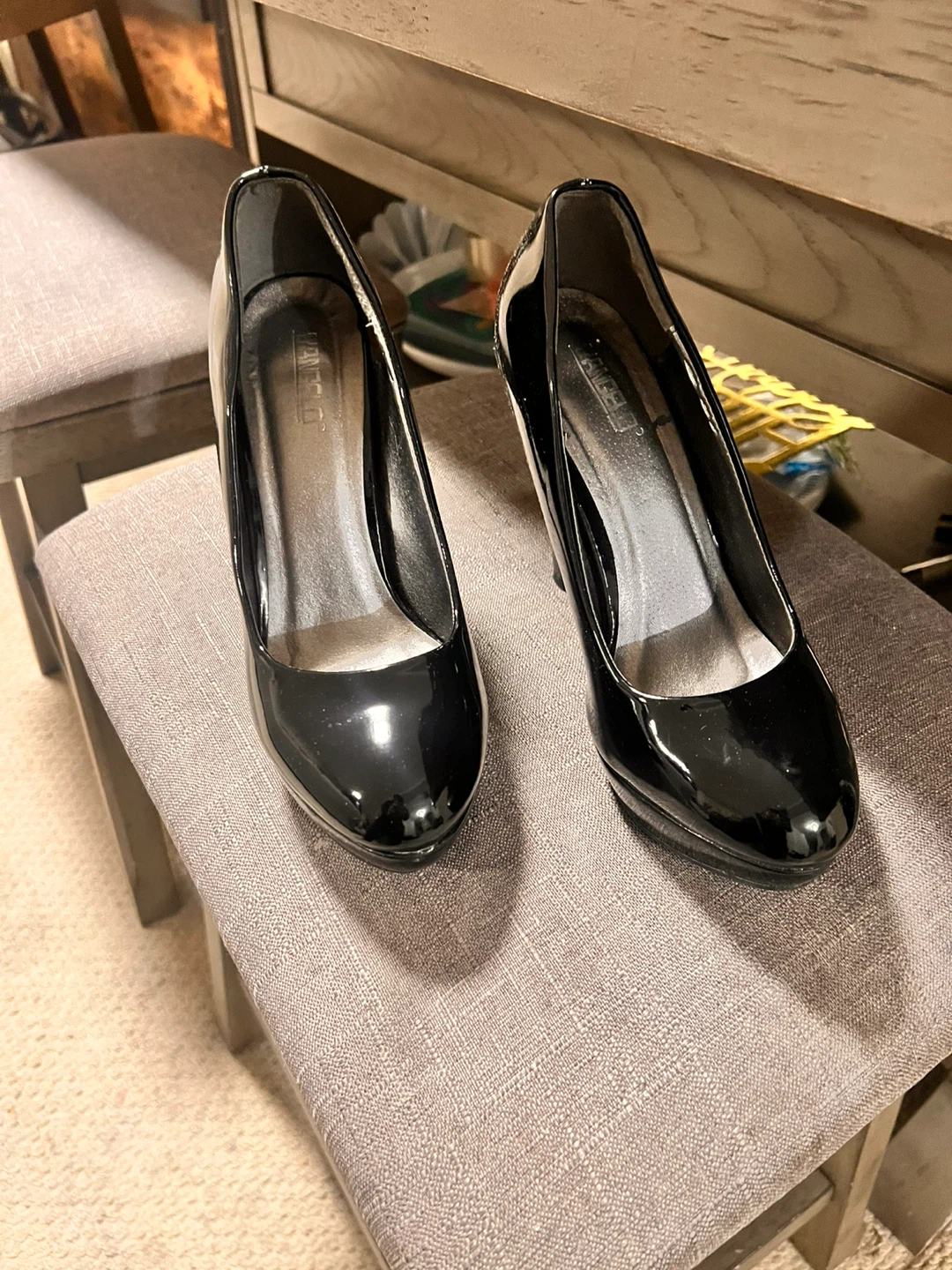 Black Patent Heels - Size 7 - photo 3