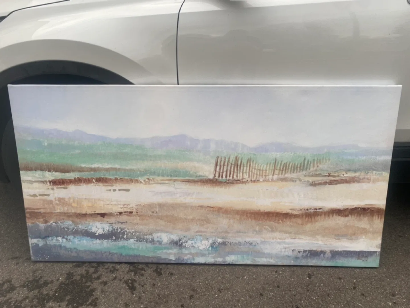 Canvas Wall Art - Beach Landscape Painting