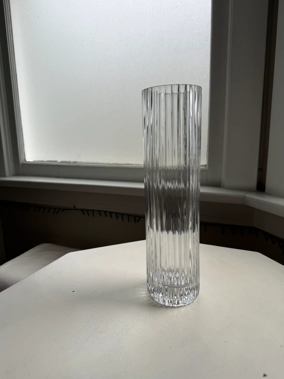 Dual tall vase + candle holder