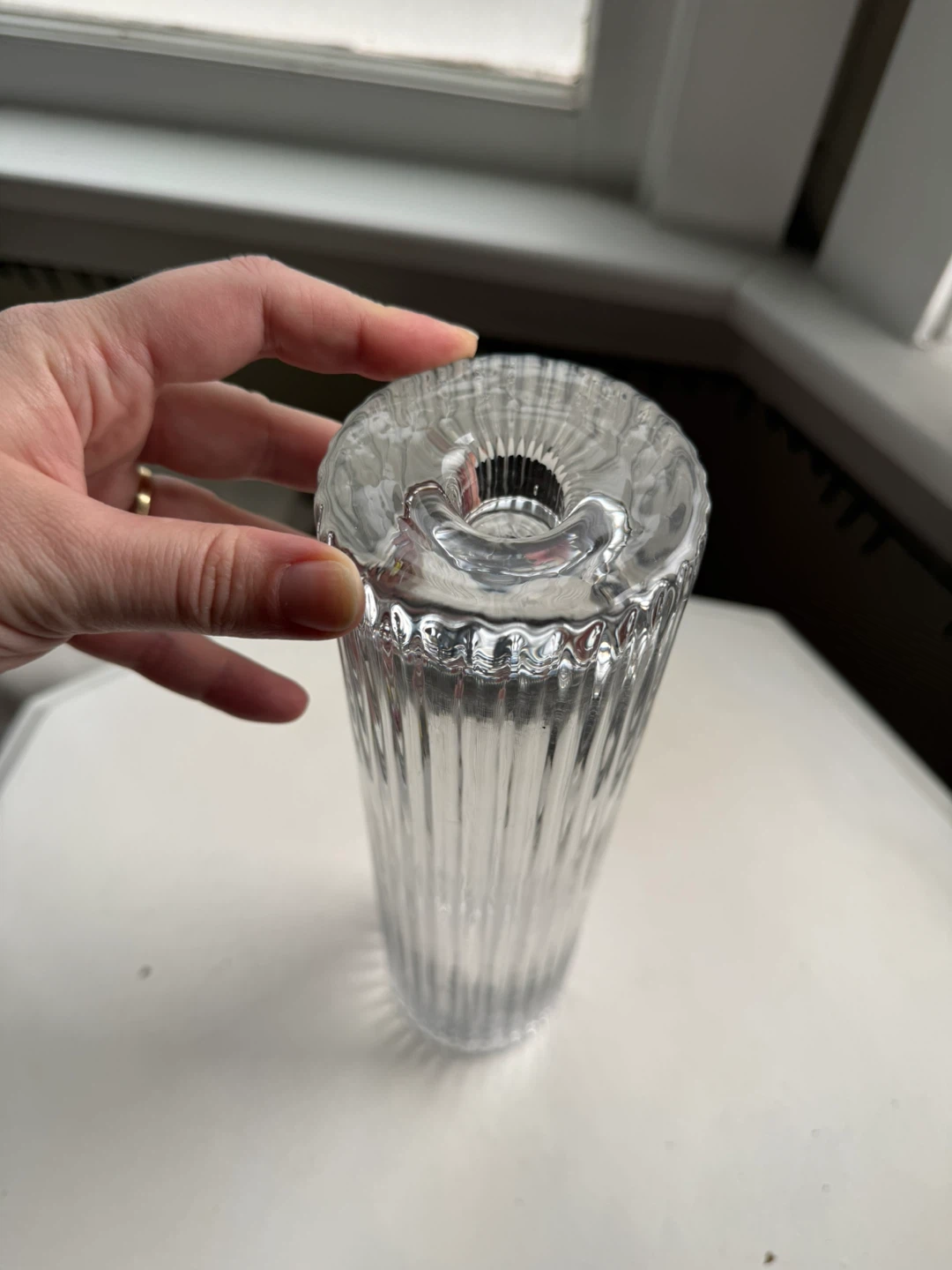 Dual tall vase + candle holder - photo 4