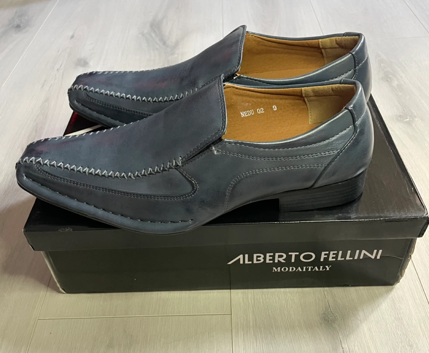 Brand New Alberto Fellini Men’s Dress Loafers – Size 9