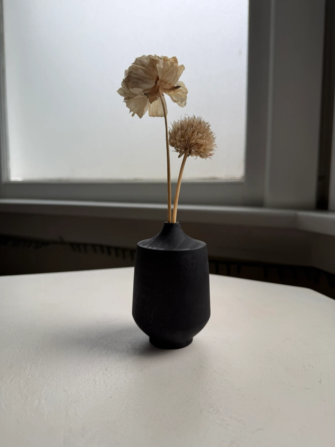 Handmade wood vase