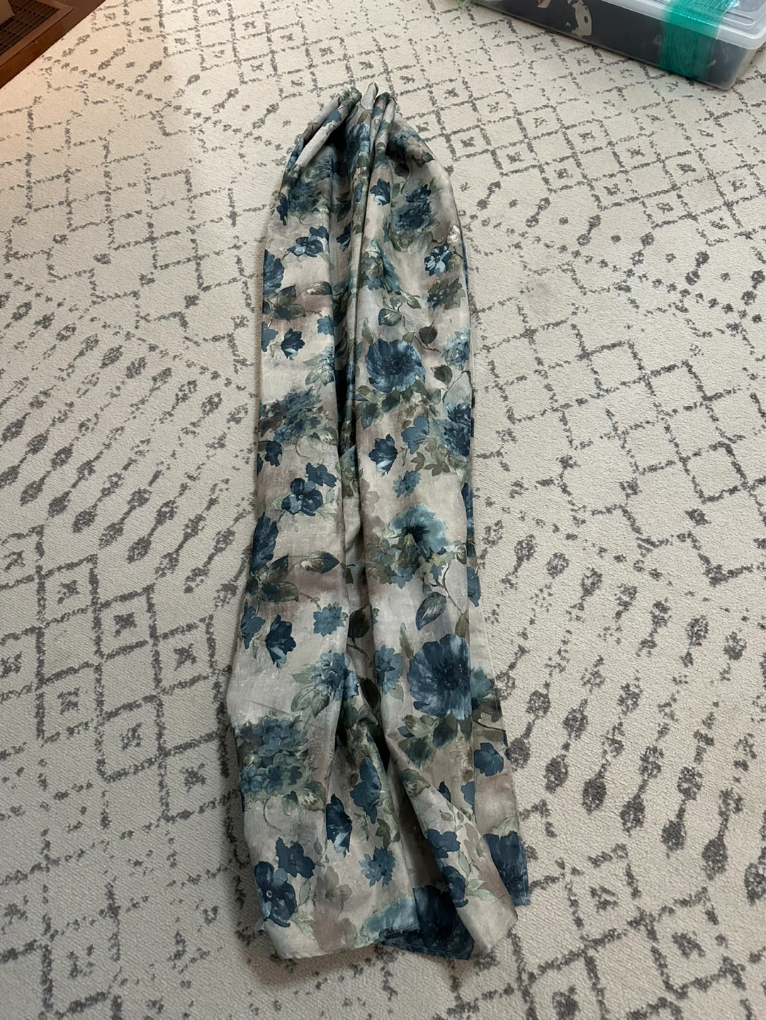 🆓 Floral Shower Curtain with Rings 🚿