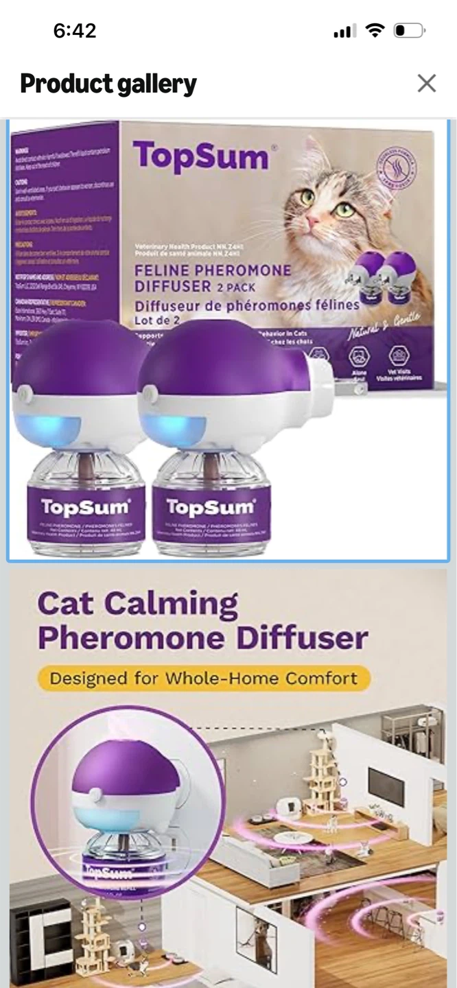 New-TopSum Feline Pheromone Diffuser - 2 Pack - photo 2
