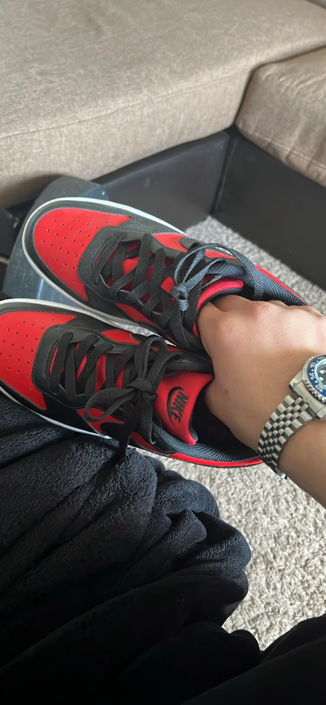 Nike Air Force 1 Shoes - Red/Black